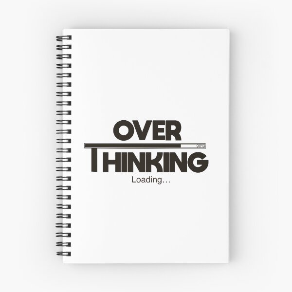 Item preview, Overthinking Loading — Funny Anxious Mind Art designed and sold by MYNDesigns.