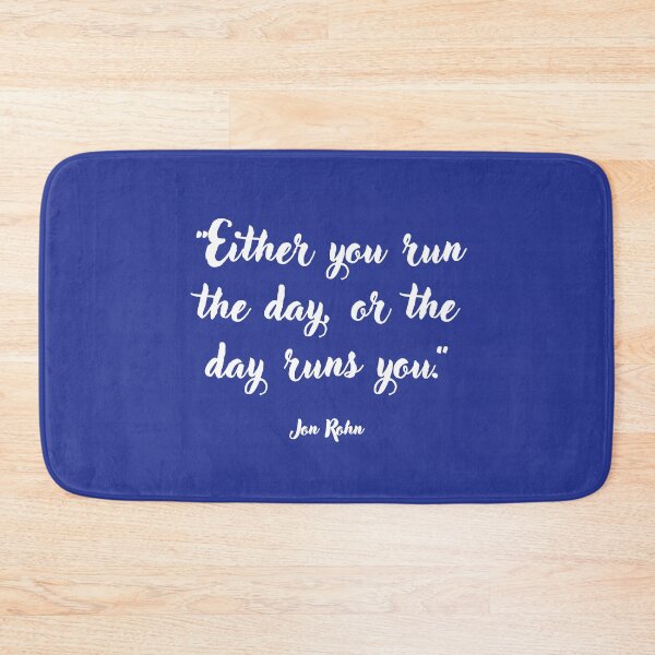 Item preview, Either you run the day . . . Quotation from Jim Rohn designed and sold by CharlottePlaceArt.