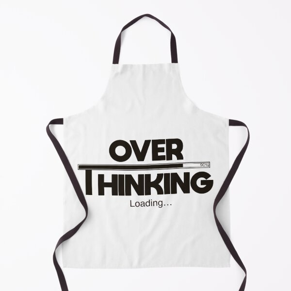 Item preview, Overthinking Loading — Funny Anxious Mind Art designed and sold by MYNDesigns.