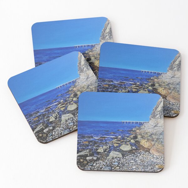 Item preview, Second Valley Rocky Beach designed and sold by ChristineDavisArt.