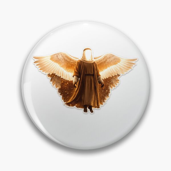 Item preview, Divine Golden Angel Spreading Radiant Wings designed and sold by Farheen786.