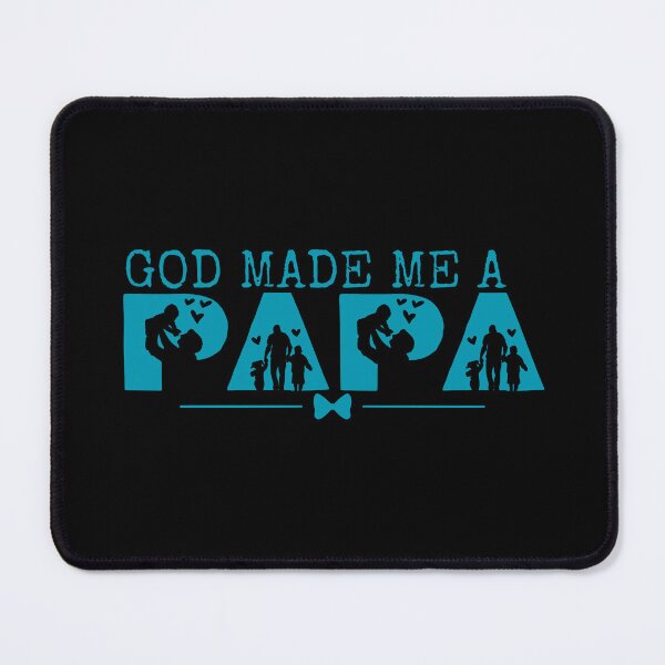 Item preview, God Made Me a Papa – Sky Blue Design  designed and sold by MoriaStore.