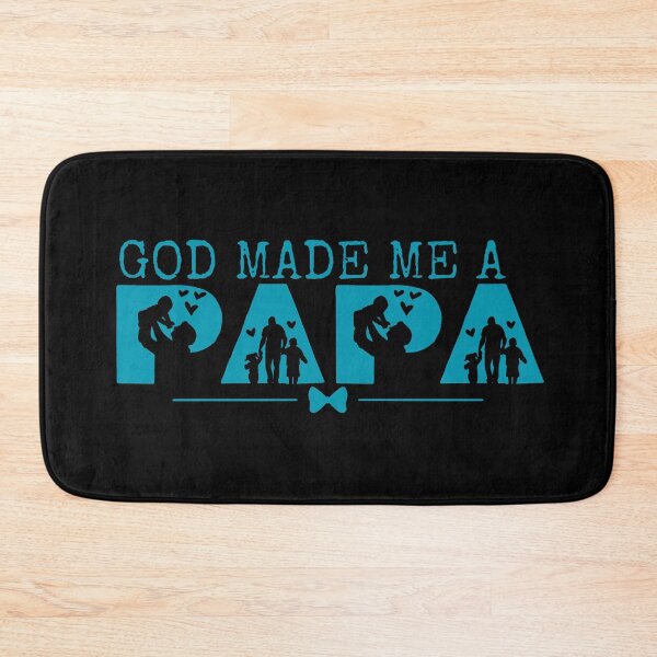 Item preview, God Made Me a Papa – Sky Blue Design  designed and sold by MoriaStore.
