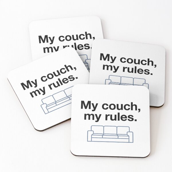 Item preview, My Couch My Rules - Funny Homebody Introvert Quote Design designed and sold by NOCTIX5180.