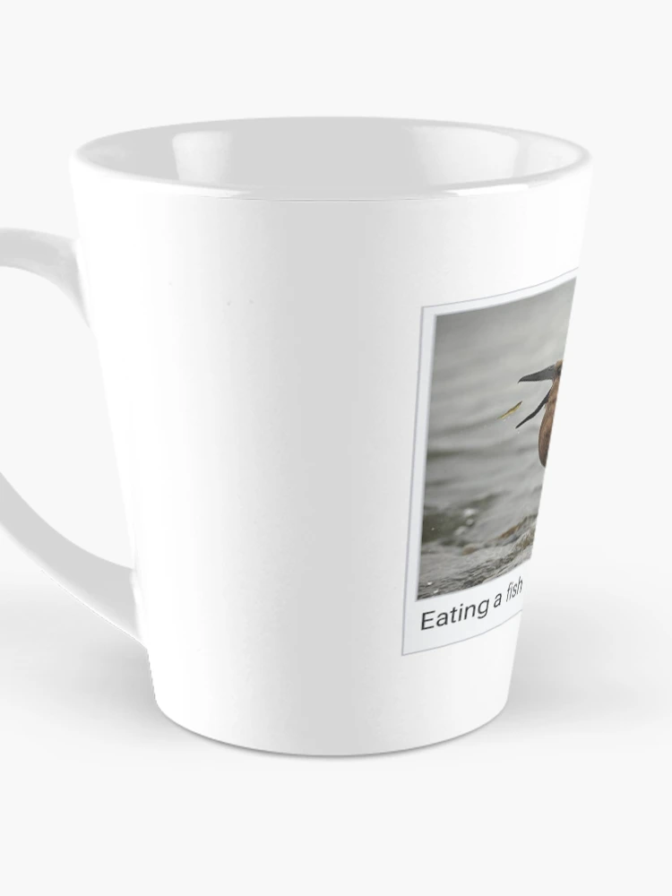 Thumbnail 3 of 4, Coffee Mug, Eating a Fish designed and sold by Roubyn.