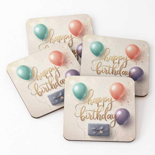 Item preview, Happy Birthday Card – Cute Aesthetic Birthday Wishes | Fun Celebration Gift Design designed and sold by Illuministique.