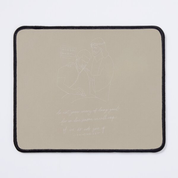 Item preview, Jesus comforting male healthcare worker beige designed and sold by Olive Sedrak.
