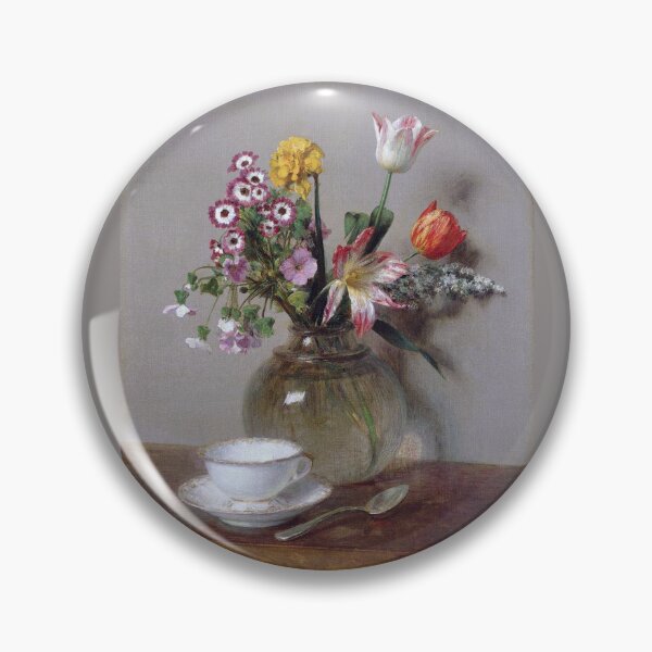 Item preview, Henri Fantin-Latour — Vase of Flowers and Coffee Cup, 1865 designed and sold by L'Atelier 1888.