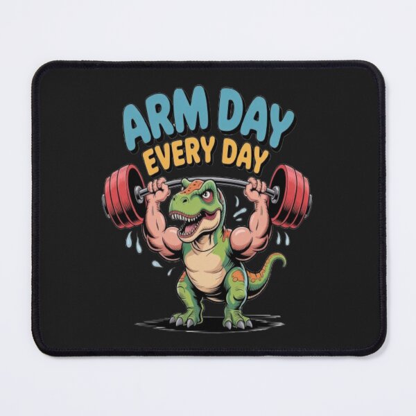 Item preview, Arm Day Every Day – Funny Gym Motivation Design for Fitness Lovers designed and sold by Sparkofart07.