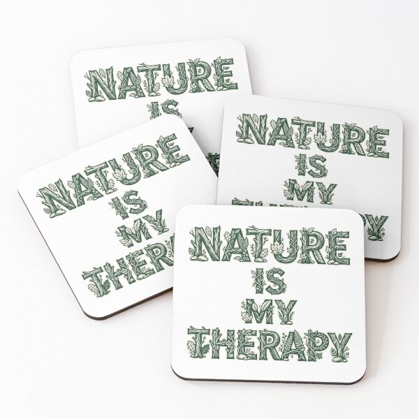 Item preview, Nature Is My Therapy Woodland Typography 23 designed and sold by cj-digital.