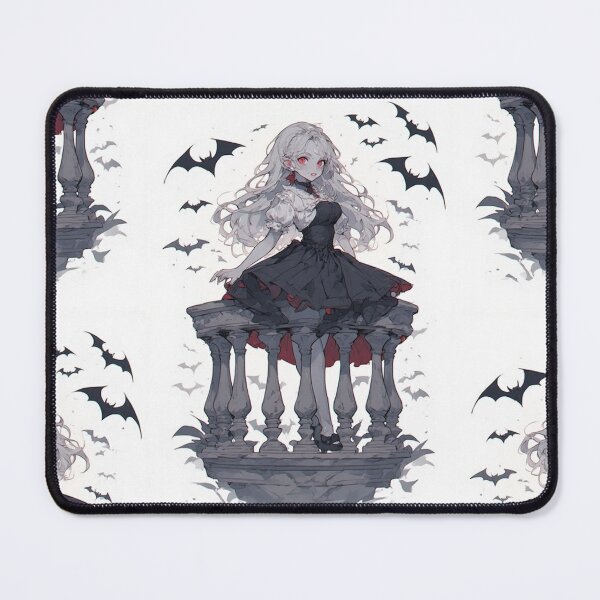 Item preview, Anime vampire girl and bats designed and sold by ArtsJulian.