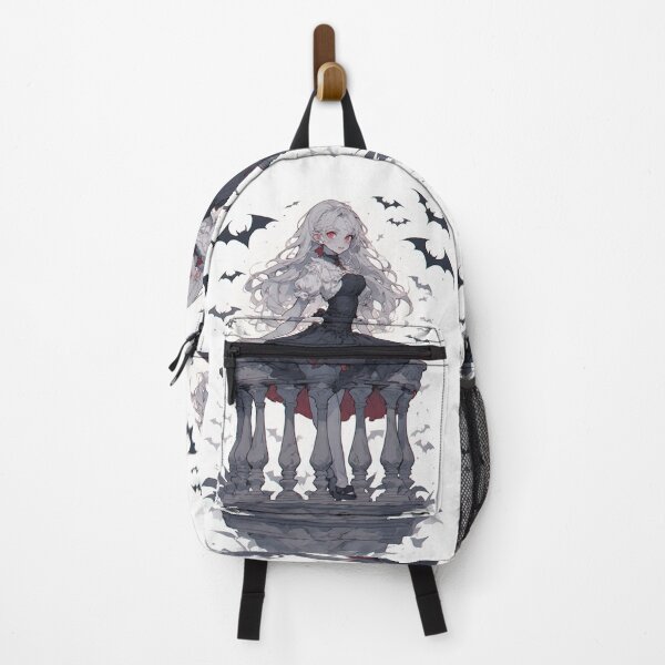 Item preview, Anime vampire girl and bats designed and sold by ArtsJulian.