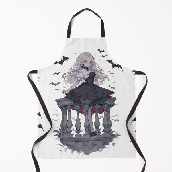 Item preview, Anime vampire girl and bats designed and sold by ArtsJulian.