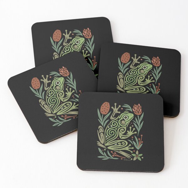 Item preview, Green Tree Frog - Aussie Wildlife Tattoo Style designed and sold by LMIdesigns.