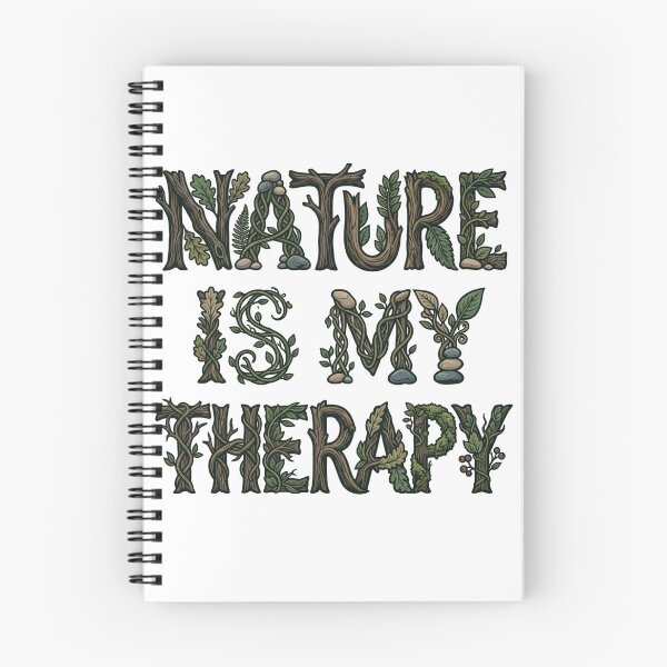 Item preview, Nature Is My Therapy Woodland Typography 24 designed and sold by cj-digital.