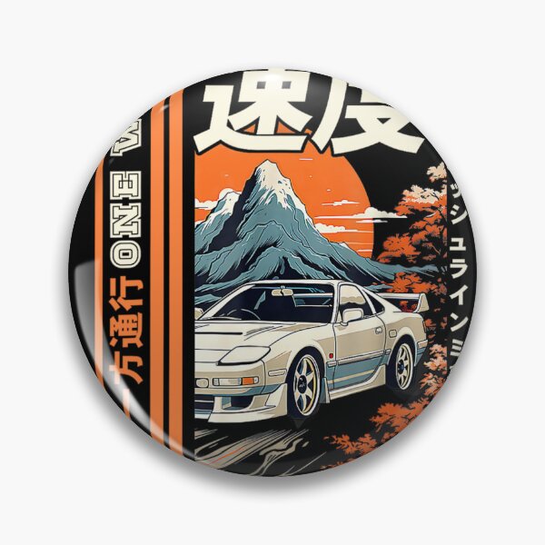 Item preview, Retro Vintage Japanese JDM Ride Legendary Race Car Graphic designed and sold by alber-garnell.