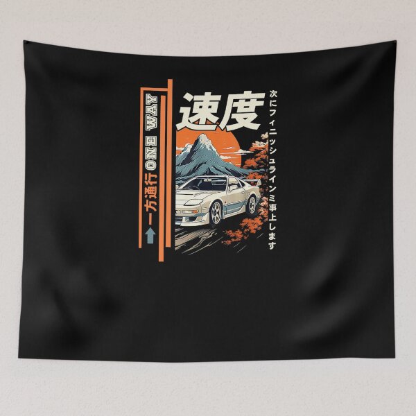 Item preview, Retro Vintage Japanese JDM Ride Legendary Race Car Graphic designed and sold by alber-garnell.