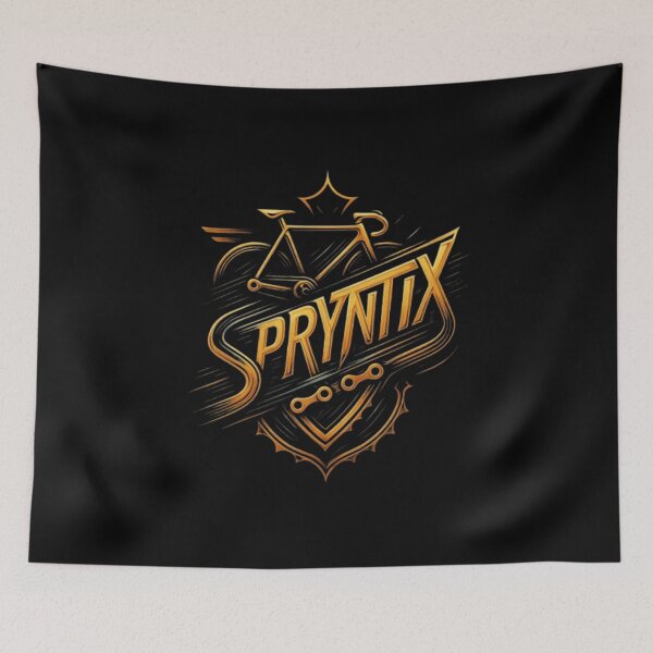 Item preview, Spryntix Cycling Design, Cyclist Shirt, Road Bike, MTB Mountain Bike, Sprint Racing, Bicycle Speed, Velodrome Cycling, Bike Life, Cycling Apparel designed and sold by Typologystudios.