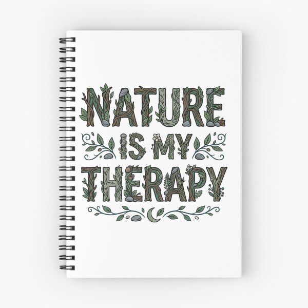 Item preview, Nature Is My Therapy Woodland Typography 25 designed and sold by cj-digital.