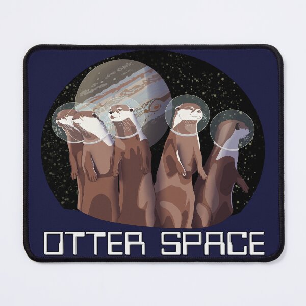 Item preview, Otter Space Scape With Text designed and sold by Ivorycrow.