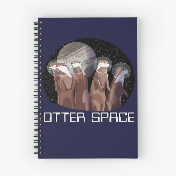 Item preview, Otter Space Scape With Text designed and sold by Ivorycrow.