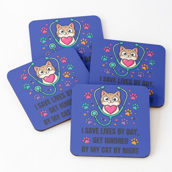 Item preview, Funny Nurse Cat Mom T-Shirt  designed and sold by Vivid Trace.