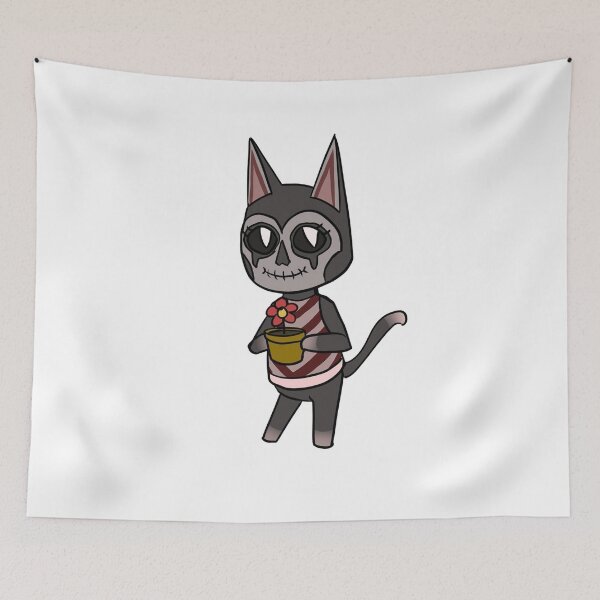 Item preview, Cartoon Cat Scary with Flower designed and sold by Twelvecloth.