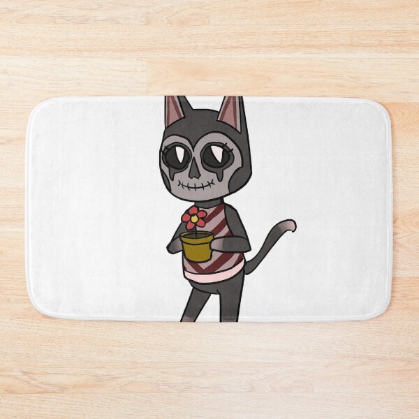 Aperçu de l'œuvre Chat de dessin animé effrayant avec une fleur créée et vendue par Twelvecloth.
