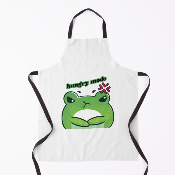 Item preview, Digital drawing of an adorable hungry frog designed and sold by geekmania48.