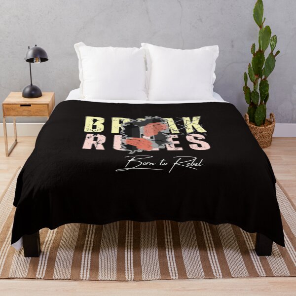 Item preview, Break Rules – Born to Rebel | Streetwear Graphic Grunge Design designed and sold by BeLookU.