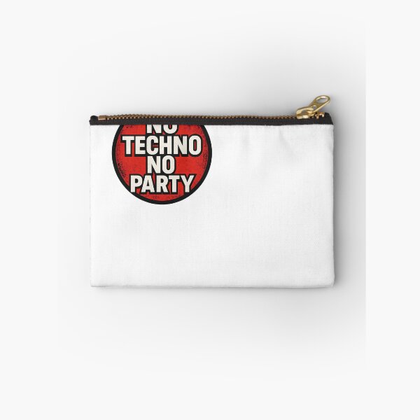Item preview, No Techno No Party – Techno Rave Statement Design designed and sold by |TRSSHOP|.
