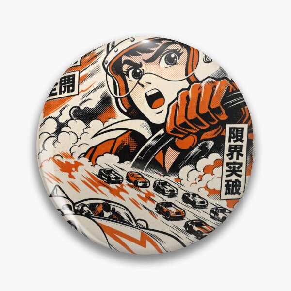Item preview, Vintage Japanese Racing Manga Retro Anime Speed Design designed and sold by zumerdiego.