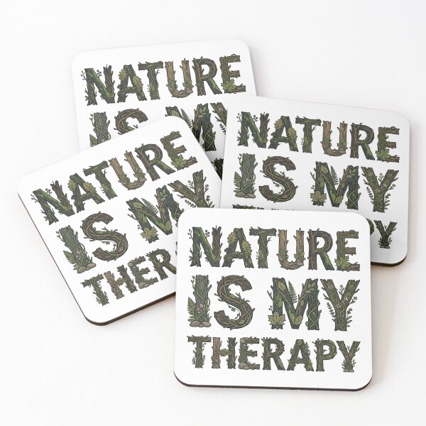 Item preview, Nature Is My Therapy Woodland Typography 29 designed and sold by cj-digital.