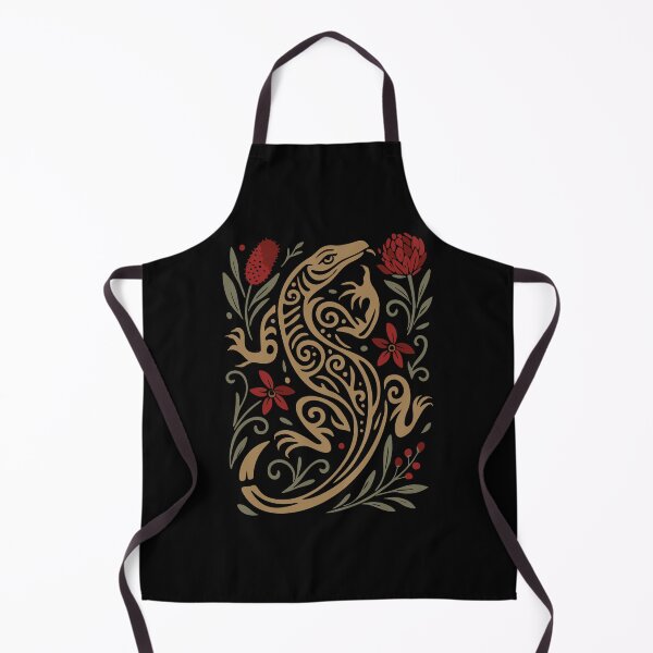 Item preview, Australian Goanna – Tribal Goanna & Native flora designed and sold by LMIdesigns.