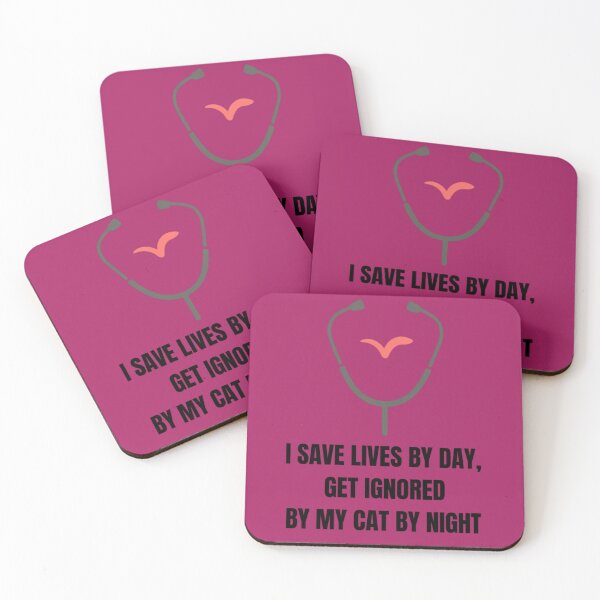 Item preview, Nurse by Day, Cat Mom by Night designed and sold by Vivid Trace.