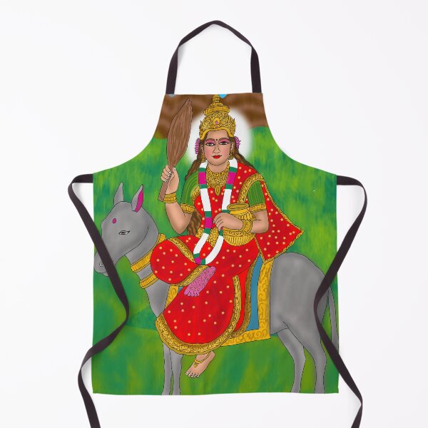 Item preview, Goddess Sheetla Artwork – Hindu Healing Deity Spiritual Illustration designed and sold by Harshit_Digital_Arts.