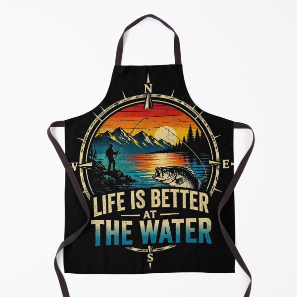 Item preview, Vintage Fishing Compass Shirt Life Is Better At The Water Fisherman Gift Outdoor Lake Sunset Bass Fishing Graphic Tee designed and sold by jutharat456.