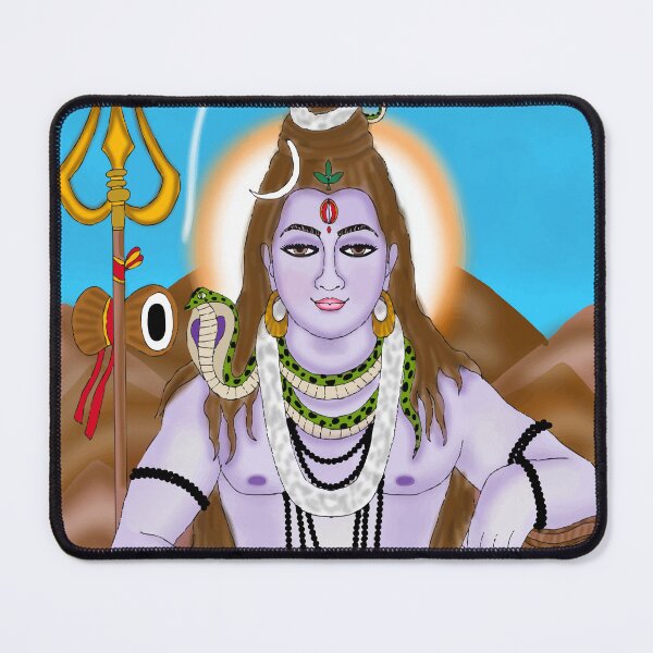 Item preview, Shiva Divine Artwork – Cosmic Hindu God Spiritual Illustration designed and sold by Harshit_Digital_Arts.