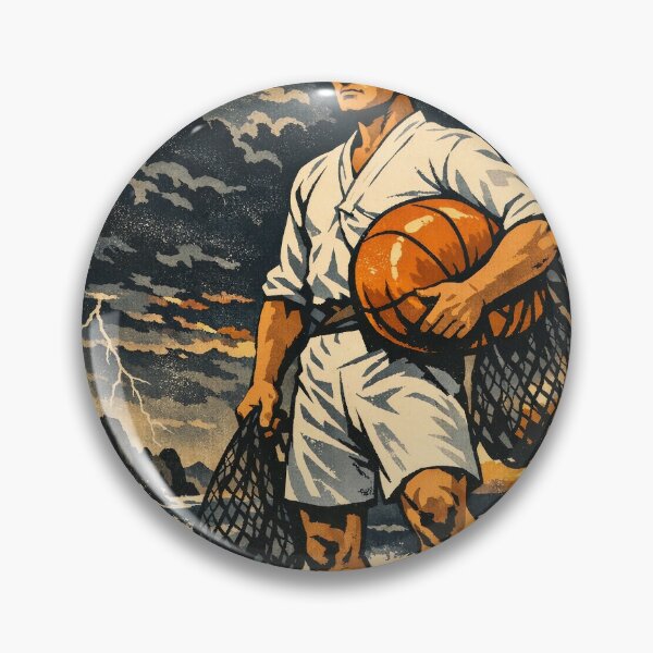 Item preview, KOREA HAENAM - Male Sea Diver Standing Before the Storm Jeju Island Retro Vintage Poster designed and sold by KOREA-HAENAM.