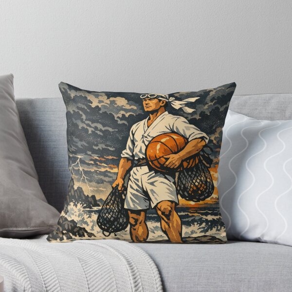 Item preview, KOREA HAENAM - Male Sea Diver Standing Before the Storm Jeju Island Retro Vintage Poster designed and sold by KOREA-HAENAM.