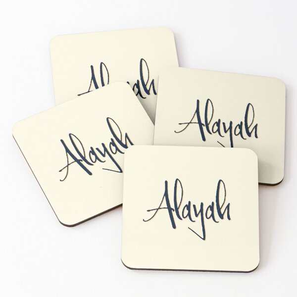 Item preview, ALAYAH personalized type design designed and sold by CharlottePlaceArt.