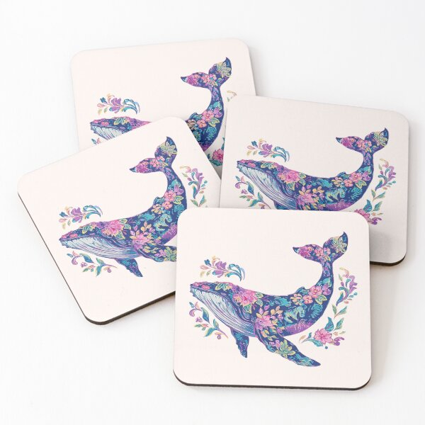 Item preview, Magical Floral Whale - Botanical Ocean Dreams designed and sold by Siriusvibes.
