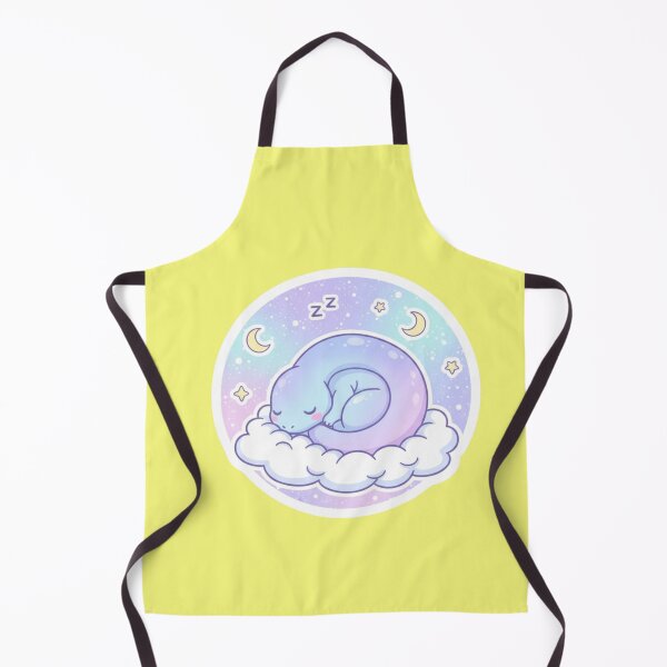 Item preview, Adorable Sleeping Pastel Blue Dino on Fluffy Clouds under a Magical Starry Night Sky designed and sold by bvdesignart.