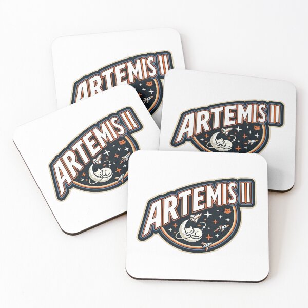 Item preview, Artemis II Mission Space Cat  designed and sold by 1434s.