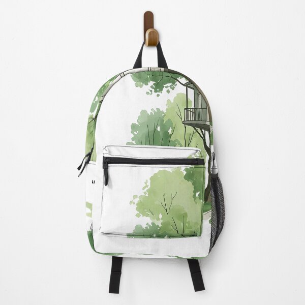 Item preview, Childhood Dream - Modern Architectural Treehouse Watercolor designed and sold by Modern Nest Art.