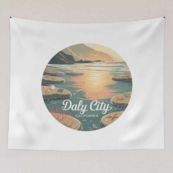 Item preview, Daly City California: Tide Pools Sunset designed and sold by CircinusStore.