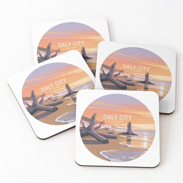 Item preview, Daly City California: Driftwood Beach Sunset  designed and sold by CircinusStore.