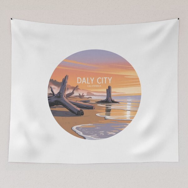 Item preview, Daly City California: Driftwood Beach Sunset  designed and sold by CircinusStore.