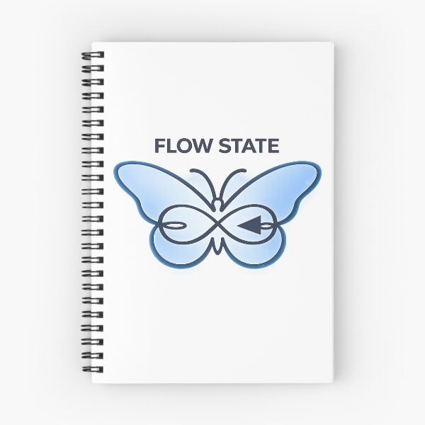 Item preview, Flow State Butterfly Calm Focus Minimal Line Design designed and sold by Serene Whiskers.
