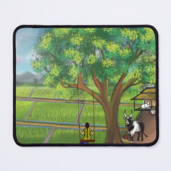 Item preview, Village Life Under the Tree designed and sold by rrr-digitalarts.